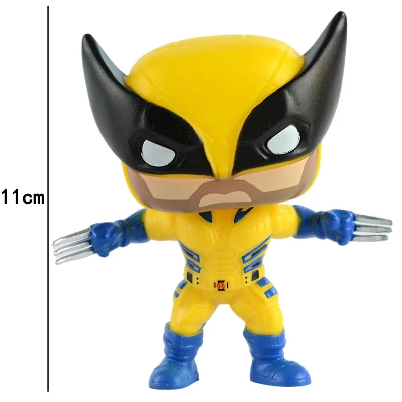 POP Deadpool Actionfigur Deadpool 3 Deadpool Wolverine Actionfigur Marvel-Filmfiguren Figur Spielzeugpuppe Modell Kindergeschenke