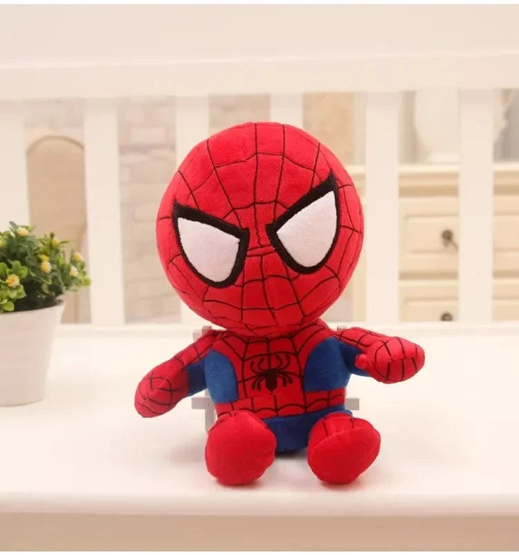 NEU 27 cm Mann Spiderman Plüschtiere Filmpuppen Marvel Avengers weicher ausgestopfter Held Captain America Iron Weihnachtsgeschenke für Kinder