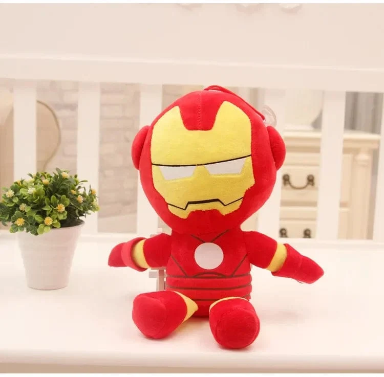 NEU 27 cm Mann Spiderman Plüschtiere Filmpuppen Marvel Avengers weicher ausgestopfter Held Captain America Iron Weihnachtsgeschenke für Kinder