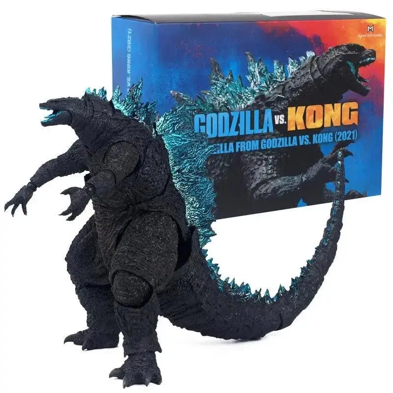 SHM Kong aus dem Film Godzilla Vs Kong 2021, PVC-Actionfigur, Kaiju-Monsterverse-Dinosaurier-Modell, Sammler-Actionspielzeug, Geschenke