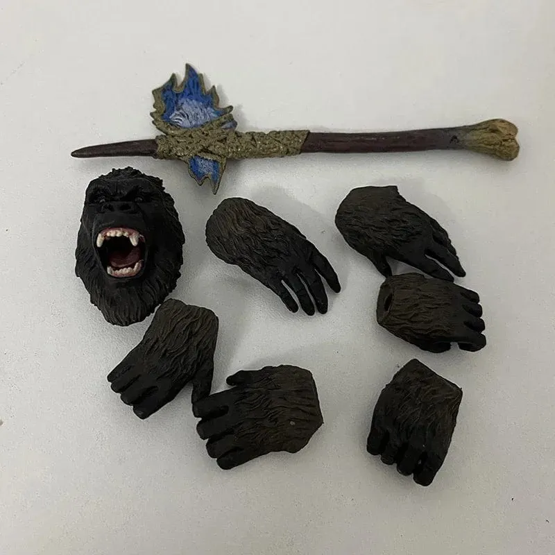 SHM Kong aus dem Film Godzilla Vs Kong 2021, PVC-Actionfigur, Kaiju-Monsterverse-Dinosaurier-Modell, Sammler-Actionspielzeug, Geschenke