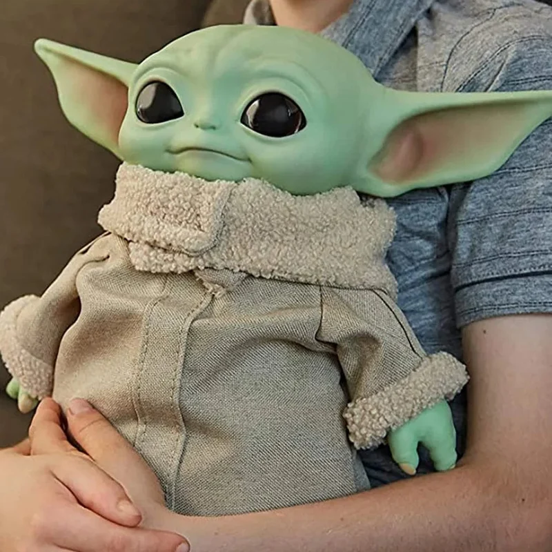 Disney Filme Star Wars 28cm Baby Yoda Action Figur Spielzeug Modell Puppen Spielzeug Kinder Geburtstag Geschenke