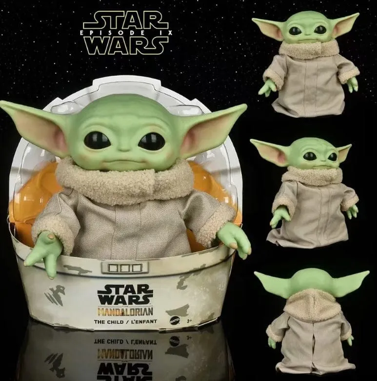 Disney Filme Star Wars 28cm Baby Yoda Action Figur Spielzeug Modell Puppen Spielzeug Kinder Geburtstag Geschenke