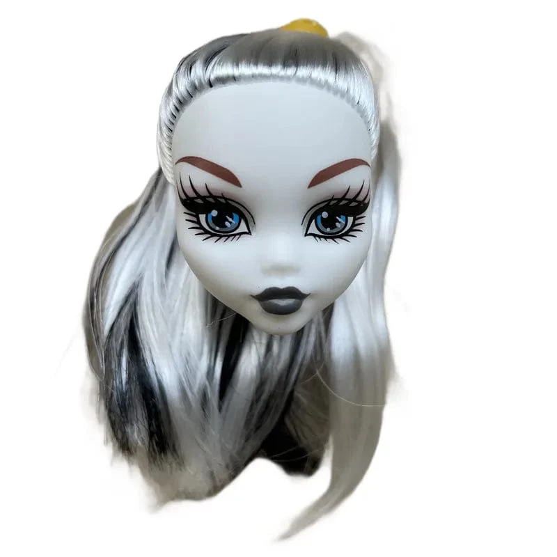 Beweglicher Puppenkörper mit mehreren Gelenken, 23 cm großes Puppenspielzeug für viele Köpfe, weiß, grün, braun, lila, Monstering High-Puppenkörper, Katzenköpfe