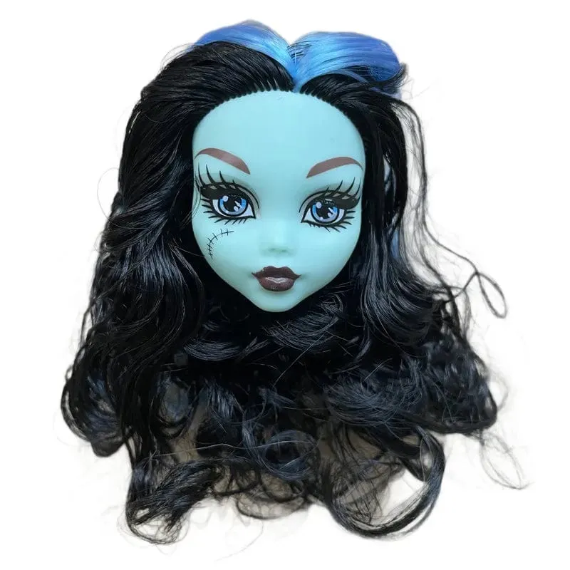Beweglicher Puppenkörper mit mehreren Gelenken, 23 cm großes Puppenspielzeug für viele Köpfe, weiß, grün, braun, lila, Monstering High-Puppenkörper, Katzenköpfe