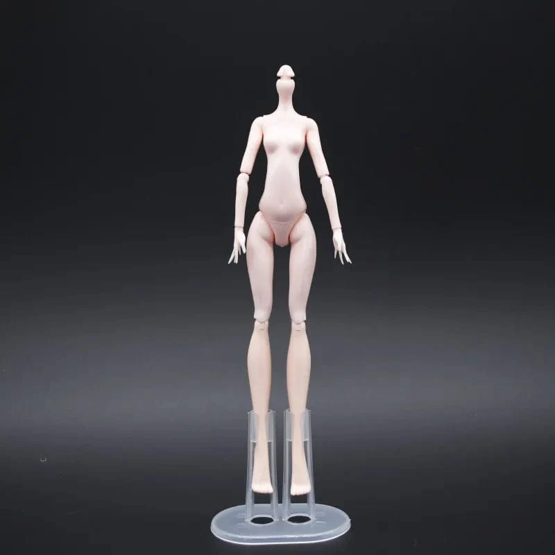 Beweglicher Puppenkörper mit mehreren Gelenken, 23 cm großes Puppenspielzeug für viele Köpfe, weiß, grün, braun, lila, Monstering High-Puppenkörper, Katzenköpfe