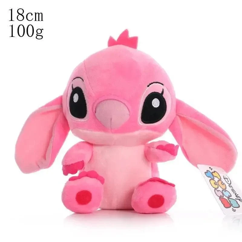 20–25 cm Stitch-Plüschpuppe, Original-Anime-Figuren von Disney, Lilo & Stitch, süße Stofftiere, Filmperipheriegeräte, weiche Ornamente, Geschenke