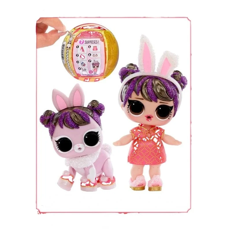 LOL Überraschungspuppe Auspackball Mädchen Spielzeug Jahr des Kaninchens Exklusive Box Prinzessin Süße Puppe Geschenk Schmuckstück