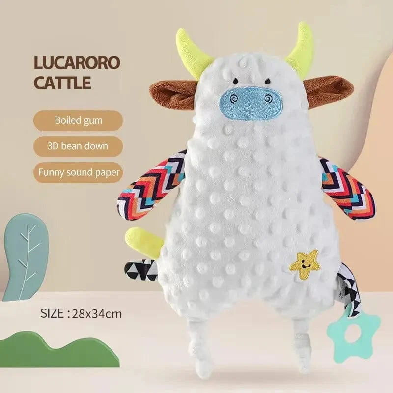 Baby Infant Tier Beruhigende Beruhigen Handtuch Cartoon Plüsch Bär Kaninchen Beruhigen Puppen für Newbron Weiche Bequeme Handtuch