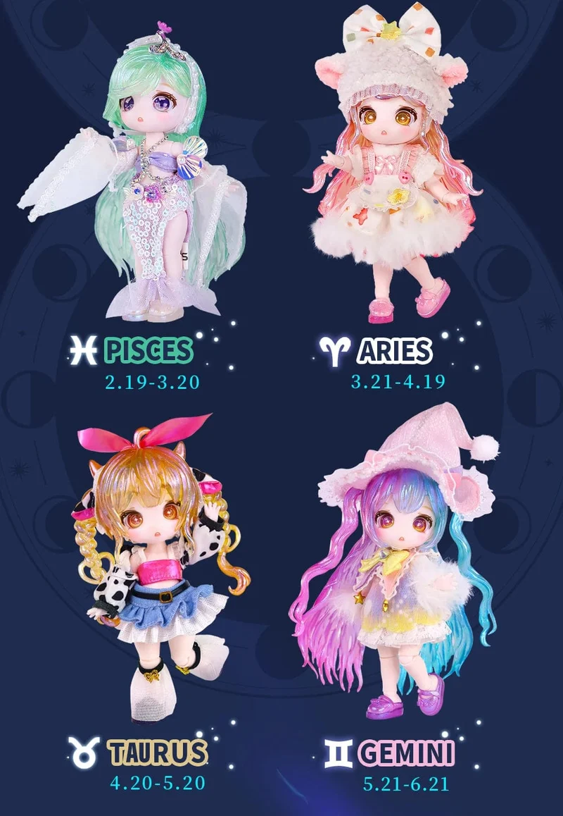 ICY DBS Dream Fairy Staffel 2 Sternbild Maytree OB11 Puppe BJD Sammlerstück Süßes Tier 13cm SD Geschenk