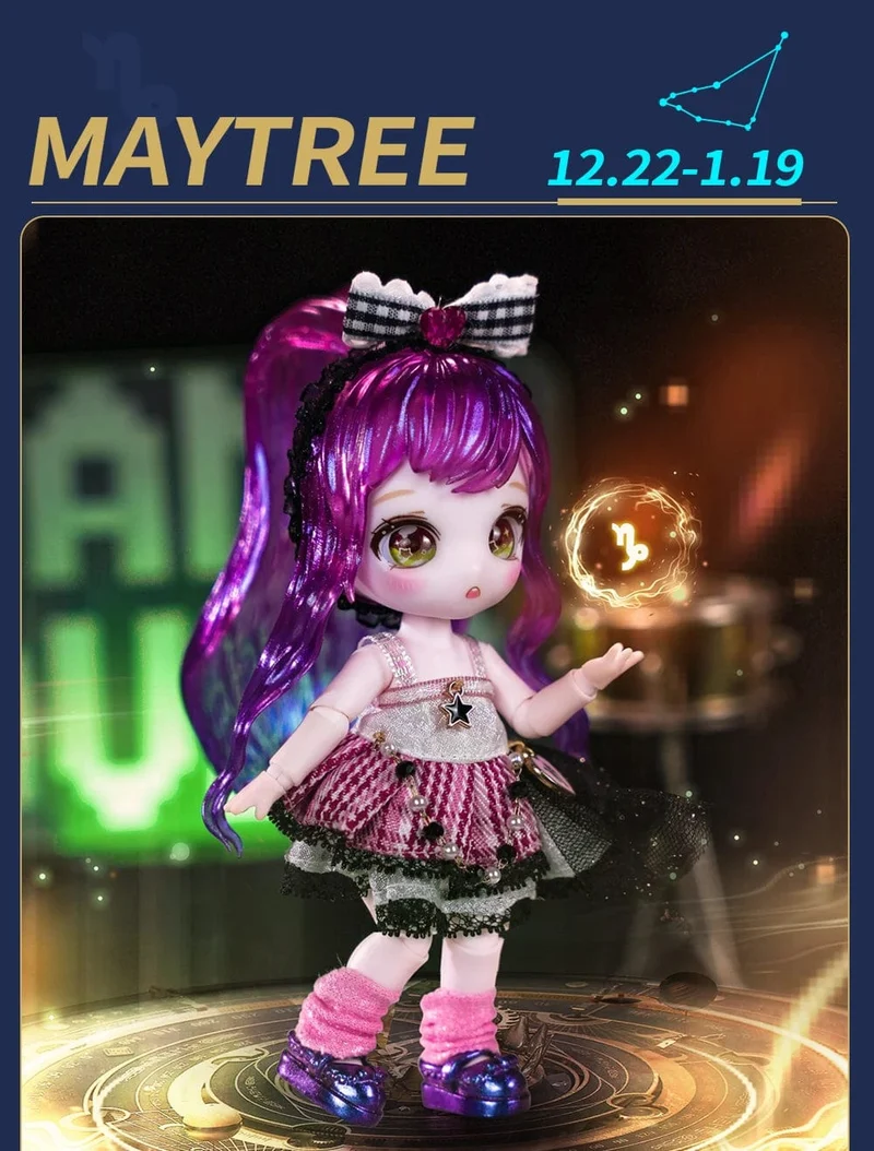 ICY DBS Dream Fairy Staffel 2 Sternbild Maytree OB11 Puppe BJD Sammlerstück Süßes Tier 13cm SD Geschenk