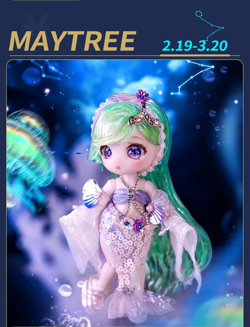 ICY DBS Dream Fairy Staffel 2 Sternbild Maytree OB11 Puppe BJD Sammlerstück Süßes Tier 13cm SD Geschenk