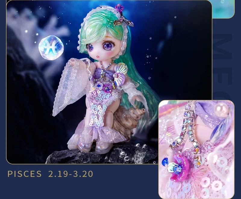 ICY DBS Dream Fairy Staffel 2 Sternbild Maytree OB11 Puppe BJD Sammlerstück Süßes Tier 13cm SD Geschenk