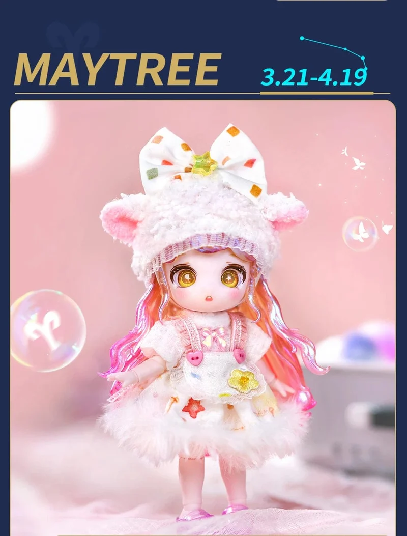 ICY DBS Dream Fairy Staffel 2 Sternbild Maytree OB11 Puppe BJD Sammlerstück Süßes Tier 13cm SD Geschenk
