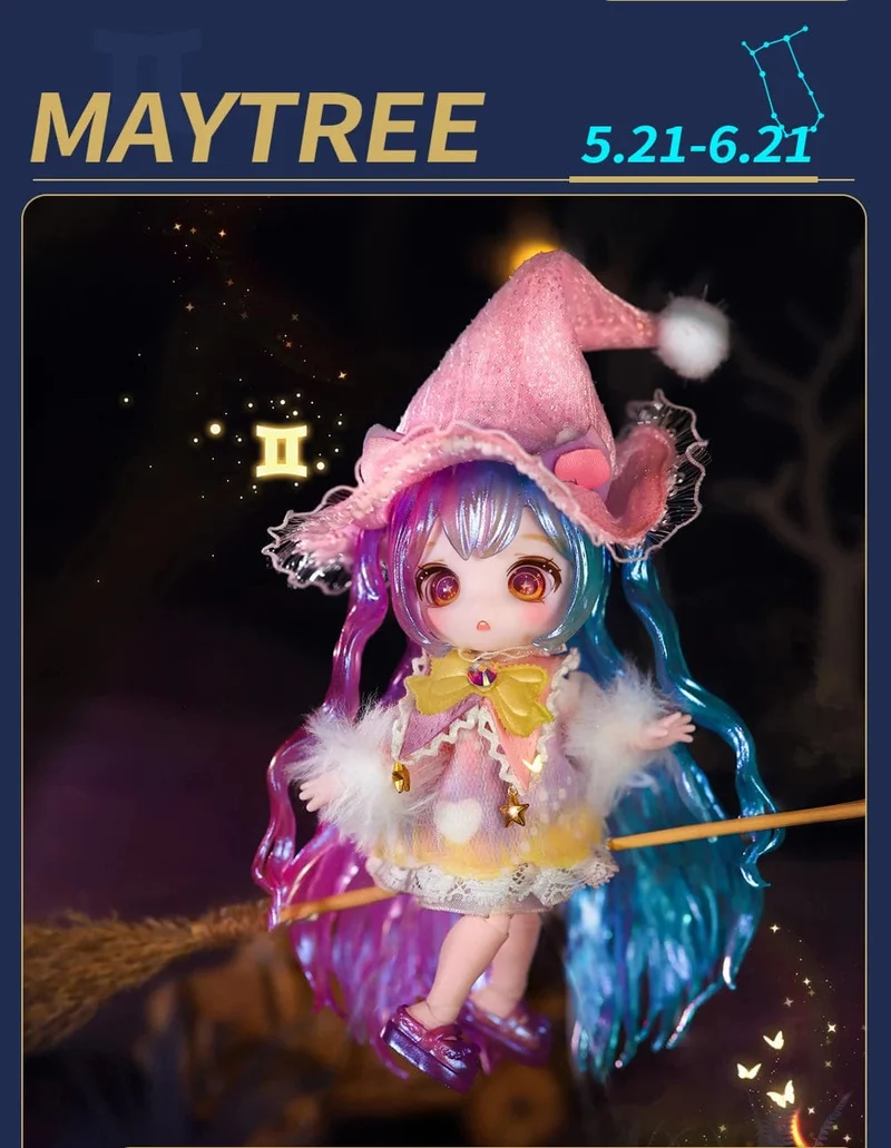 ICY DBS Dream Fairy Staffel 2 Sternbild Maytree OB11 Puppe BJD Sammlerstück Süßes Tier 13cm SD Geschenk