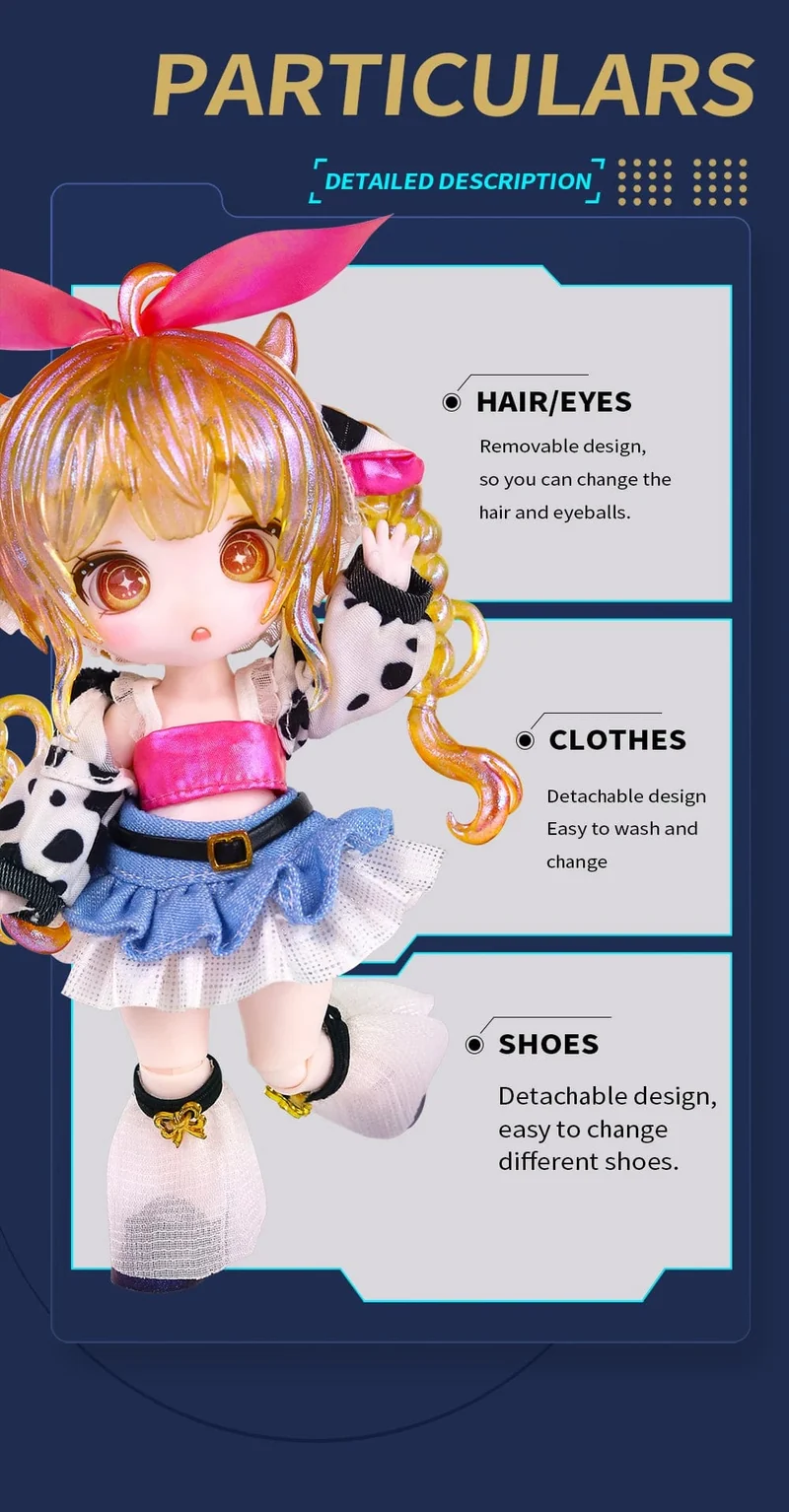 ICY DBS Dream Fairy Staffel 2 Sternbild Maytree OB11 Puppe BJD Sammlerstück Süßes Tier 13cm SD Geschenk