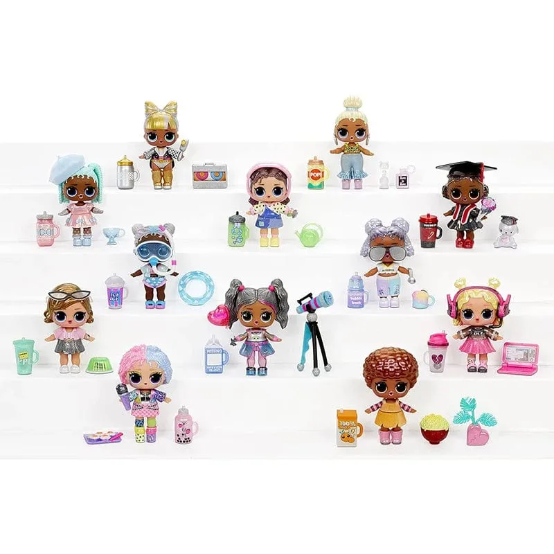 LOL Überraschungsgeschenk, Überraschungsserie 3, Geburtstagsmonatsthema mit 8 Überraschungen, Puppenzubehör für Mädchen, Spielzeug