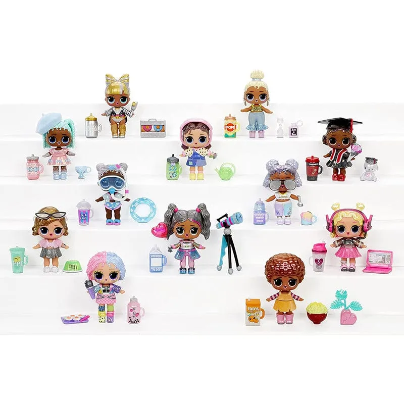 LOL Überraschungsgeschenk, Überraschungsserie 3, Geburtstagsmonatsthema mit 8 Überraschungen, Puppenzubehör für Mädchen, Spielzeug