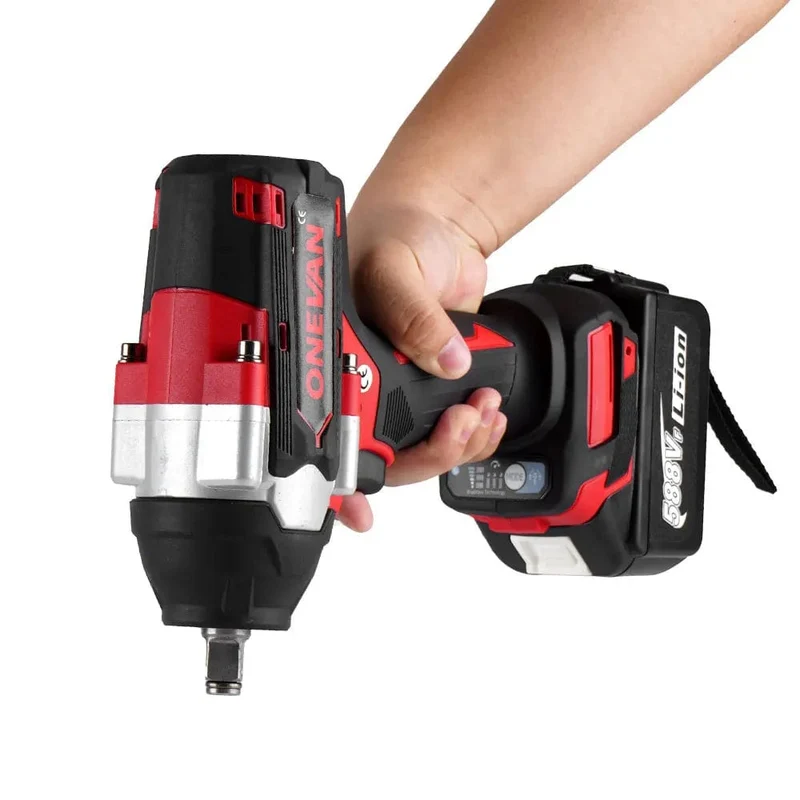 ONEVAN 1800N.M Drehmoment Bürstenloser Elektrischer Schlagschrauber 1/2 Zoll Lithium-Ionen Batterie Cordless Power Tool Für Makita 18V Batterie