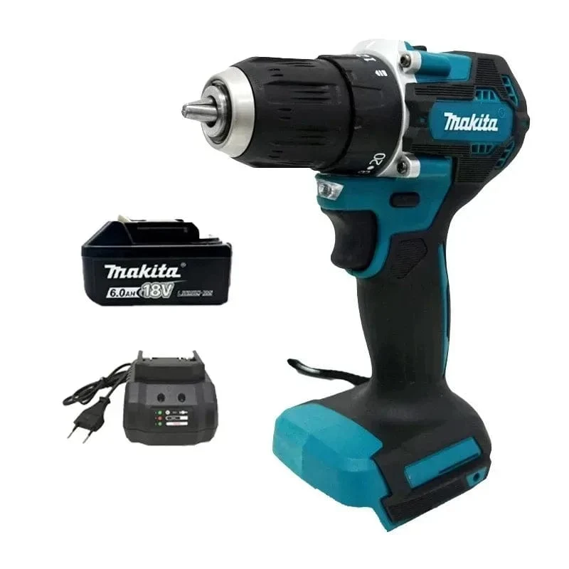 Makita DDF487 18V Schraubendreher Akku-Schlagbohrmaschine Elektrische Variable Geschwindigkeit Bürstenloser Motor Auswirkungen Power Tools Power Drill
