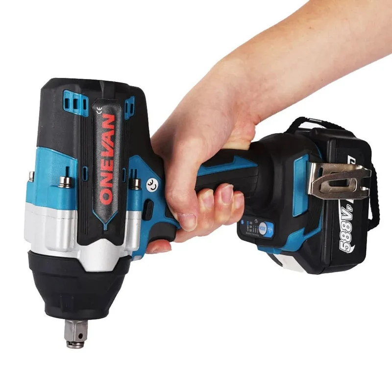 ONEVAN 1800N.M Drehmoment Bürstenloser Elektrischer Schlagschrauber 1/2 Zoll Schraubendreher Akkuschrauber Elektrowerkzeuge Für Makita 18V Batterie