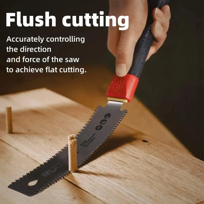 1PC Japanische Zugsäge, 3-schneidige Zahnhandsäge SK5, flexible Klinge, rutschfester Griff, Holzsäge, Klappsäge für Holzbearbeitungswerkzeuge