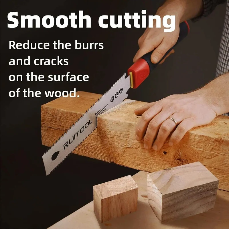 1PC Japanische Zugsäge, 3-schneidige Zahnhandsäge SK5, flexible Klinge, rutschfester Griff, Holzsäge, Klappsäge für Holzbearbeitungswerkzeuge