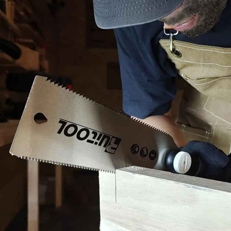 1PC Japanische Zugsäge, 3-schneidige Zahnhandsäge SK5, flexible Klinge, rutschfester Griff, Holzsäge, Klappsäge für Holzbearbeitungswerkzeuge