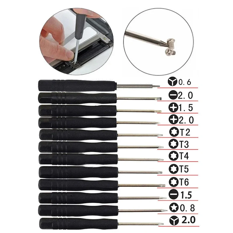 12 teile/satz Mini Multifunktions Präzision Schraubendreher-satz Smartphone Tablet Reparatur Werkzeuge Set