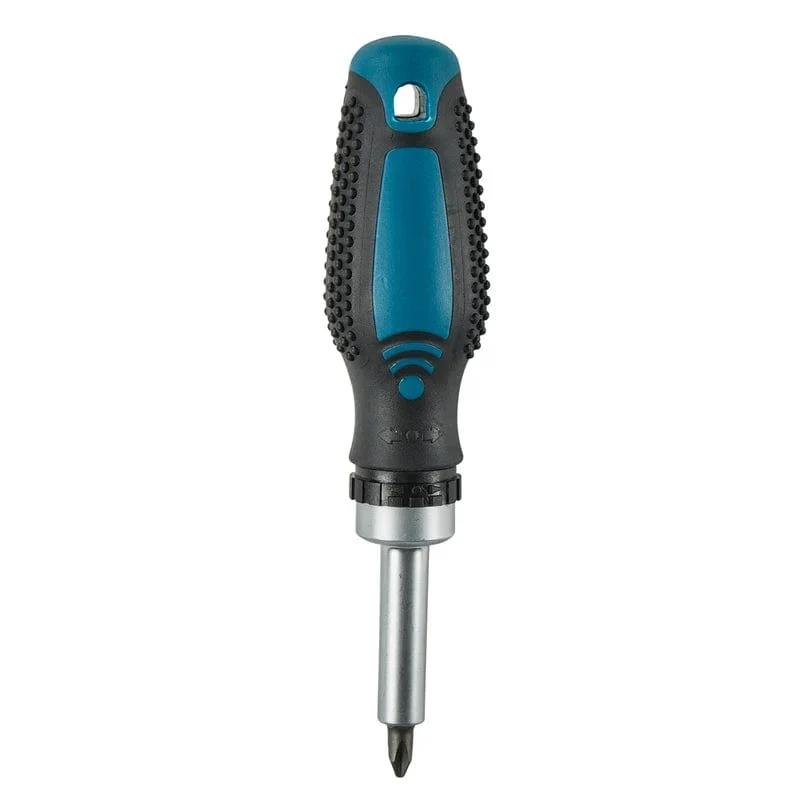 Makita D-58833 Ratschenschraubendreher, 1/4 Zoll, 25 mm, PH2, positive und negative Magnetpole, Schrauben, Handwerkzeug-Aufsätze
