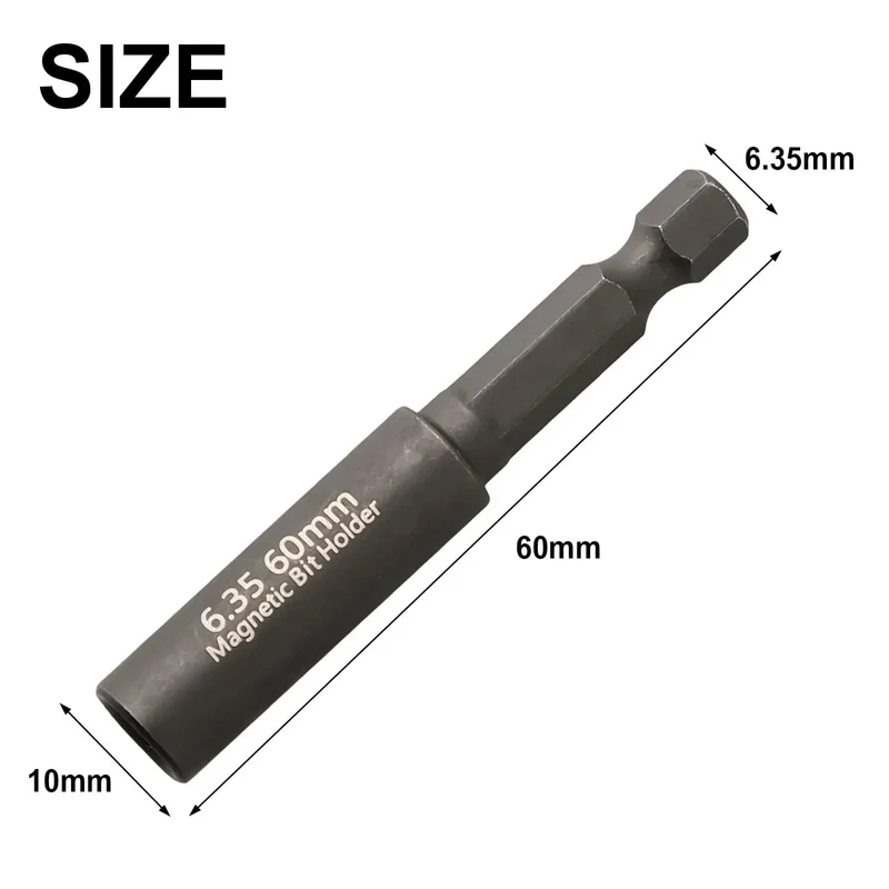 5/2/1 stücke Bithalter Magnetische Schraubendreherspitzen Verlängerung 1/4 Zoll 60mm Sechskantschaft Set Bohreradapter Handwerkzeuge