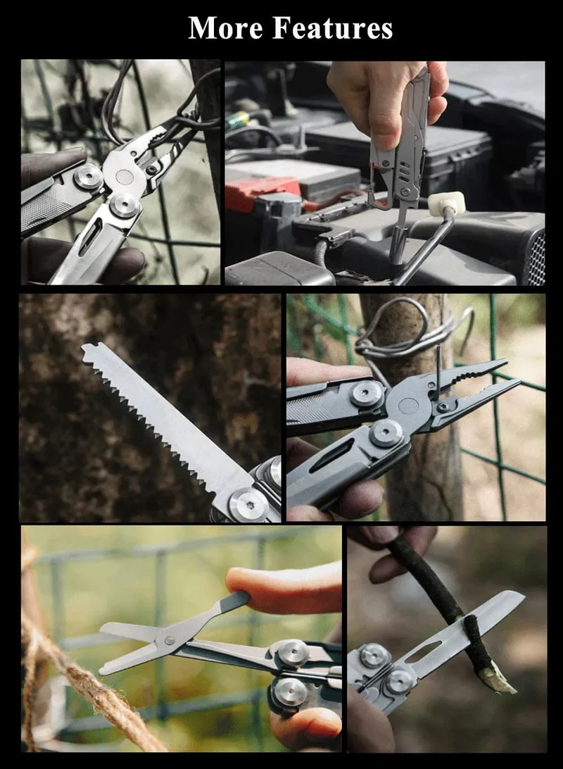 440 Stahl Klappmesser Zangen 5Cr15Mov Hohe Härte Multi-tool Outdoor Survival Camping Taschenmesser EDC Jackknife Handwerkzeuge