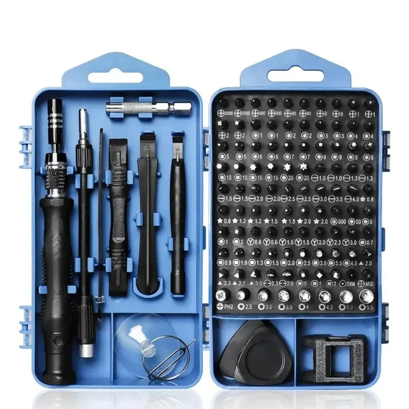 115 in 1 Multifunktionaler magnetischer Präzisionsschraubendreher-Satz Computer-PC Handy-Ausrüstung Reparatur Schraubendreher-Set Handwerkzeuge