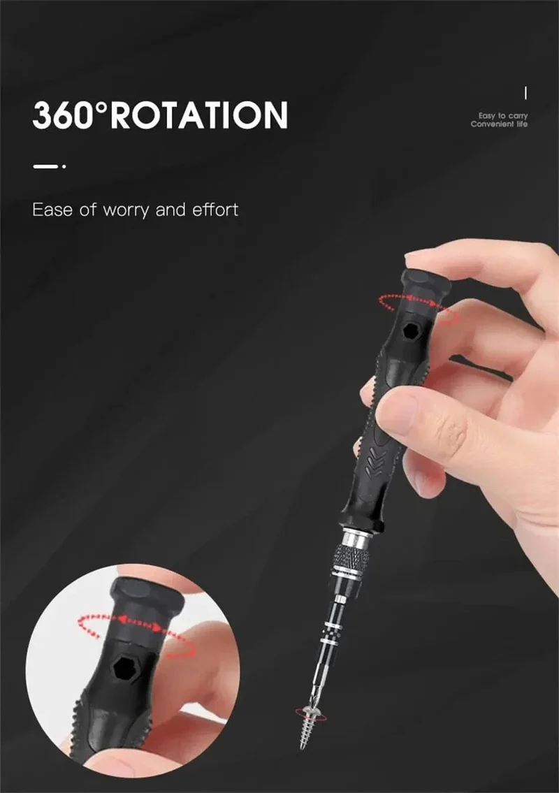 115 in 1 Multifunktionaler magnetischer Präzisionsschraubendreher-Satz Computer-PC Handy-Ausrüstung Reparatur Schraubendreher-Set Handwerkzeuge