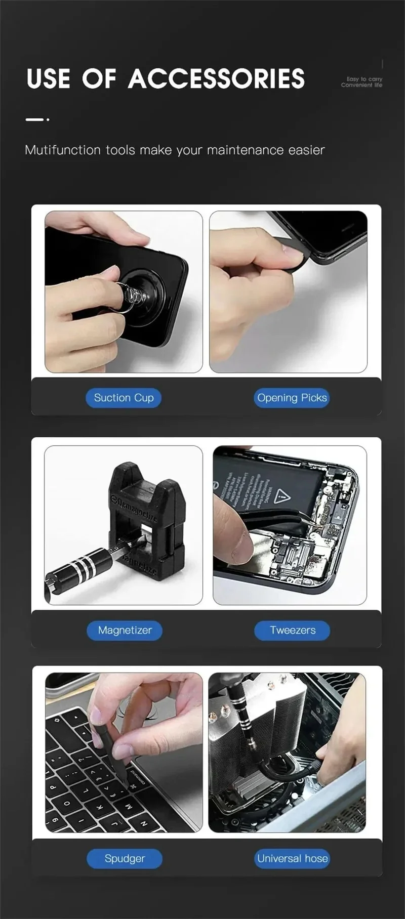 115 in 1 Multifunktionaler magnetischer Präzisionsschraubendreher-Satz Computer-PC Handy-Ausrüstung Reparatur Schraubendreher-Set Handwerkzeuge