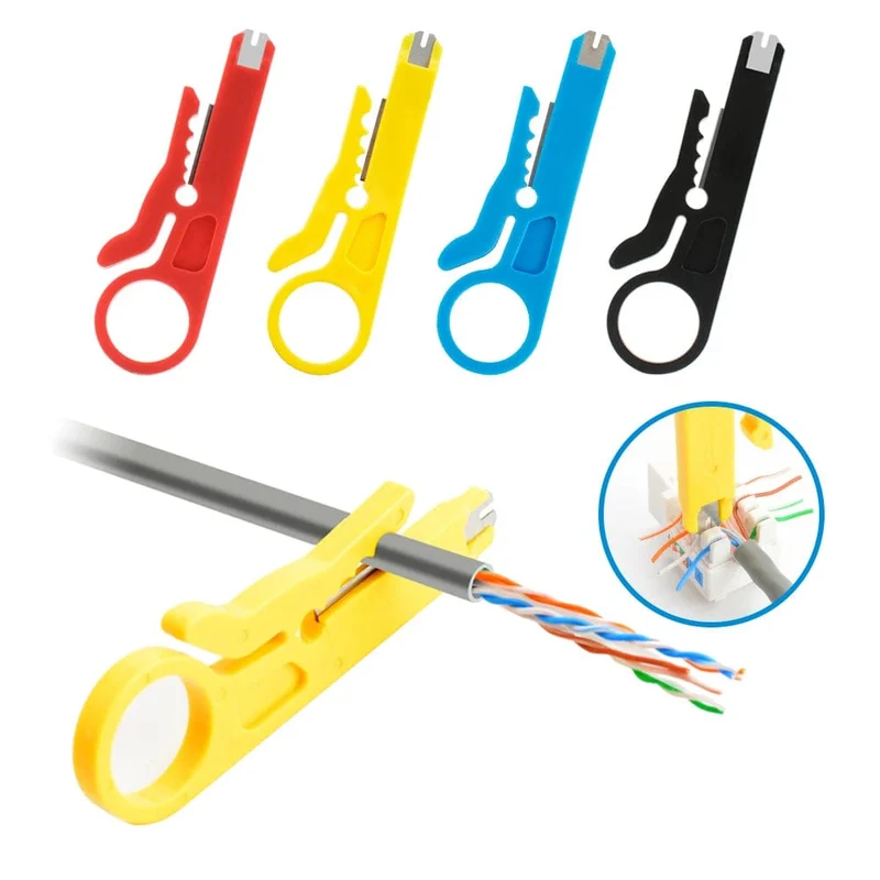 1PC Abisolierzange Messer Crimper Zange Crimpen Werkzeug Kabel Abisolieren Draht Cutter Multi Werkzeuge Cut Linie Multifunktionale Hand Werkzeuge