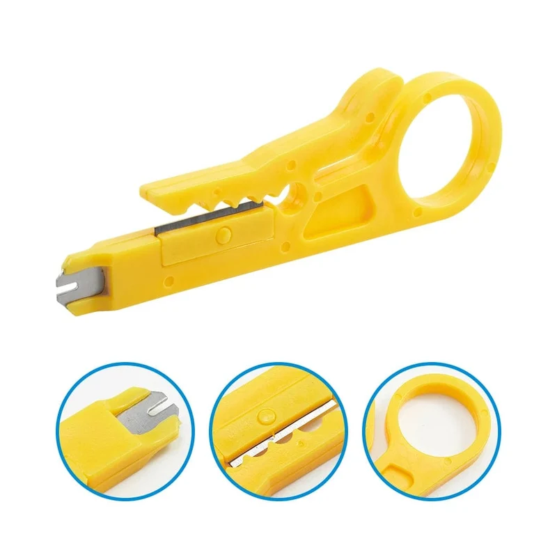 1PC Abisolierzange Messer Crimper Zange Crimpen Werkzeug Kabel Abisolieren Draht Cutter Multi Werkzeuge Cut Linie Multifunktionale Hand Werkzeuge