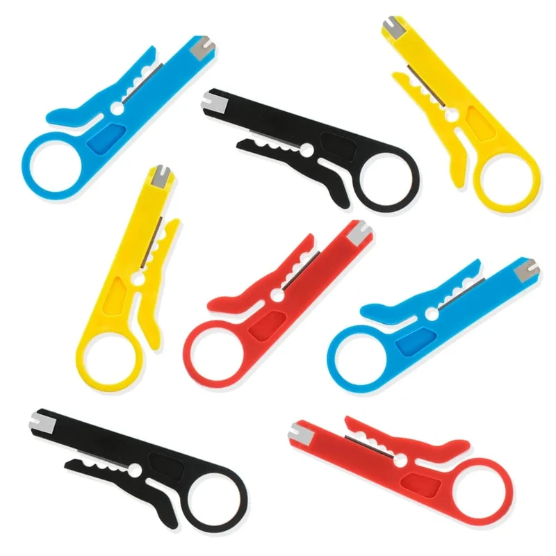 1PC Abisolierzange Messer Crimper Zange Crimpen Werkzeug Kabel Abisolieren Draht Cutter Multi Werkzeuge Cut Linie Multifunktionale Hand Werkzeuge