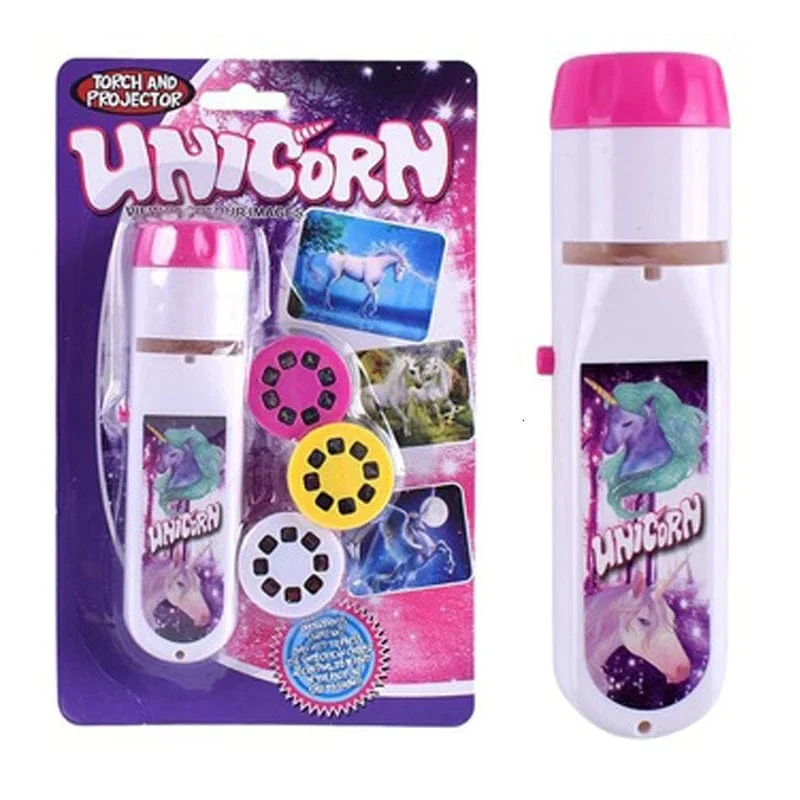 Projektions-Taschenlampe, Kinderprojektorlicht, süßes Cartoon-Spielzeug, Nachtfoto, Bildlicht, Schlafenszeit, Lernspaßspielzeug