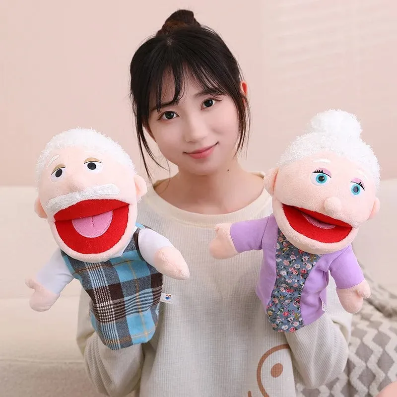 28-33 cm Kinder-Plüsch-Finger- und Handpuppe Beliebte Aktivität Junge Mädchen Rollenspiel Gutenachtgeschichte Requisiten Familienrollenspiel Spielzeug Puppe
