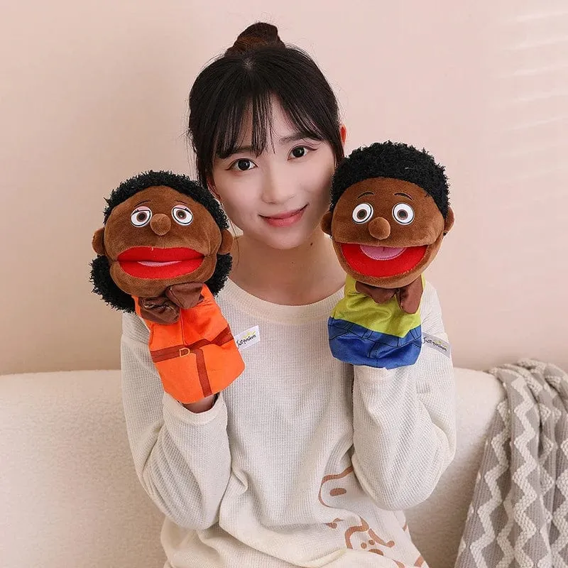 28-33 cm Kinder-Plüsch-Finger- und Handpuppe Beliebte Aktivität Junge Mädchen Rollenspiel Gutenachtgeschichte Requisiten Familienrollenspiel Spielzeug Puppe