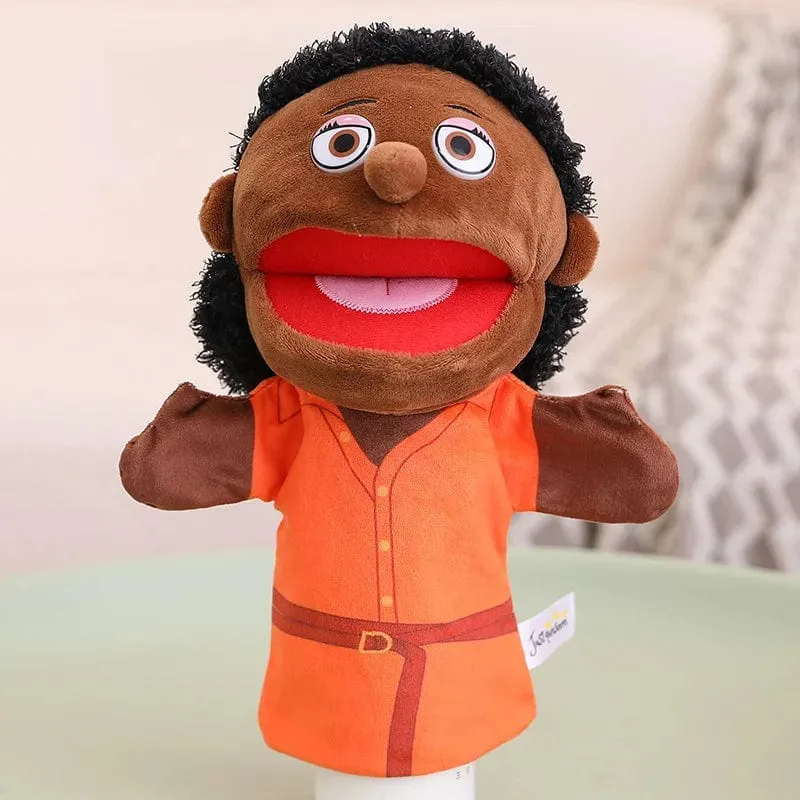 28-33 cm Kinder-Plüsch-Finger- und Handpuppe Beliebte Aktivität Junge Mädchen Rollenspiel Gutenachtgeschichte Requisiten Familienrollenspiel Spielzeug Puppe