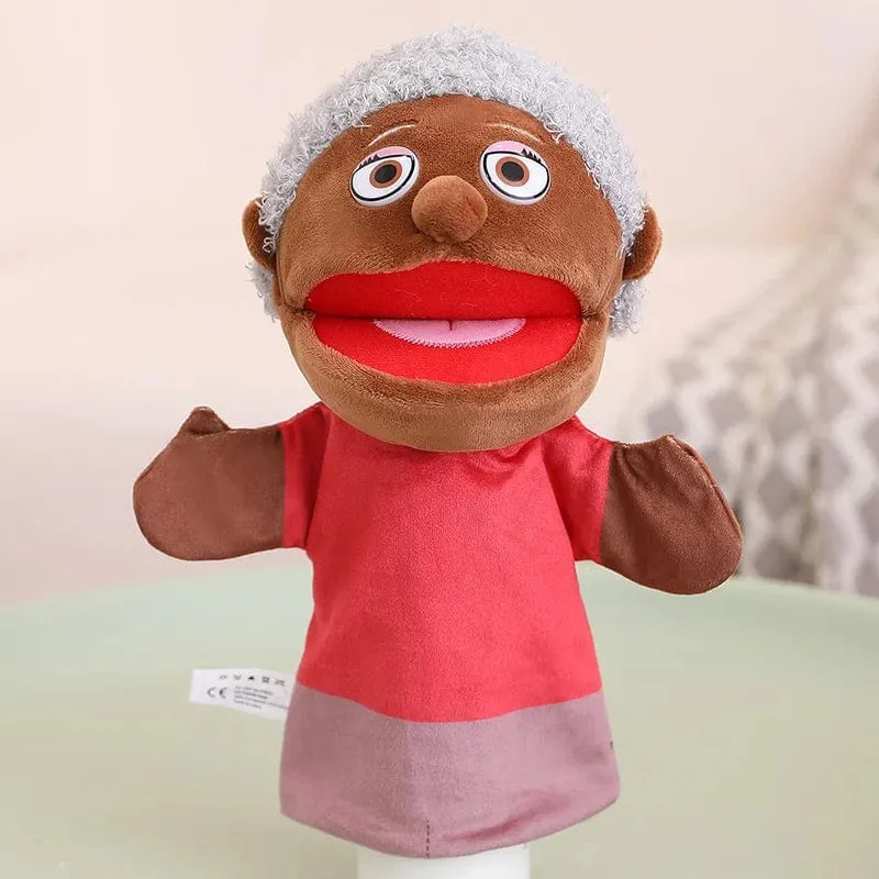 28-33 cm Kinder-Plüsch-Finger- und Handpuppe Beliebte Aktivität Junge Mädchen Rollenspiel Gutenachtgeschichte Requisiten Familienrollenspiel Spielzeug Puppe