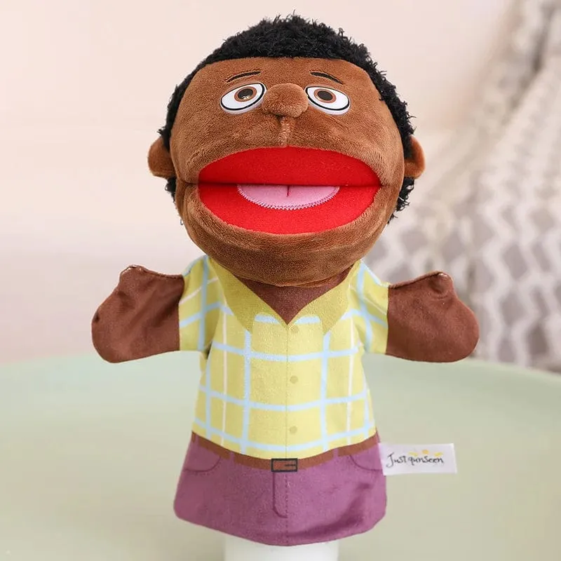 28-33 cm Kinder-Plüsch-Finger- und Handpuppe Beliebte Aktivität Junge Mädchen Rollenspiel Gutenachtgeschichte Requisiten Familienrollenspiel Spielzeug Puppe