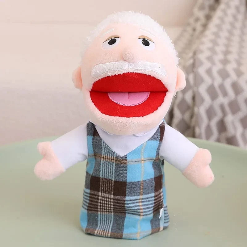 28-33 cm Kinder-Plüsch-Finger- und Handpuppe Beliebte Aktivität Junge Mädchen Rollenspiel Gutenachtgeschichte Requisiten Familienrollenspiel Spielzeug Puppe