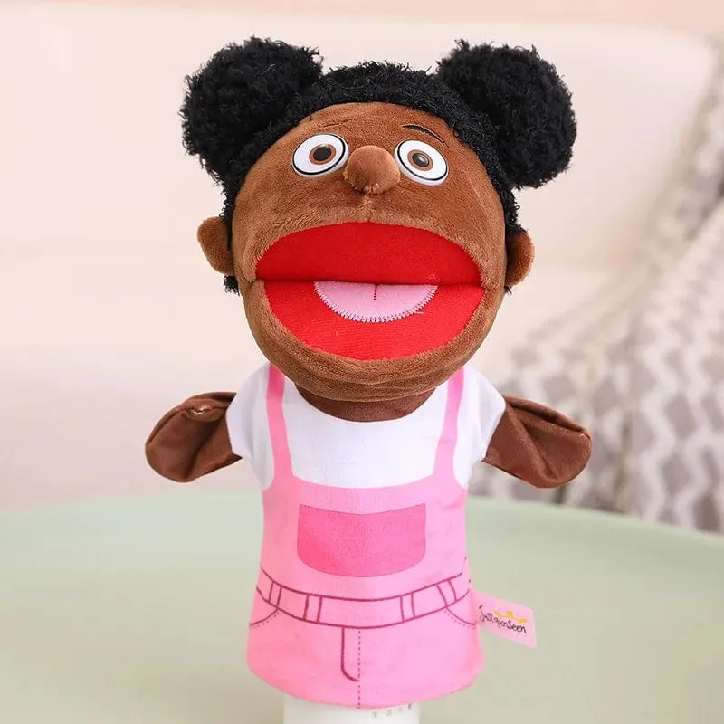 28-33 cm Kinder-Plüsch-Finger- und Handpuppe Beliebte Aktivität Junge Mädchen Rollenspiel Gutenachtgeschichte Requisiten Familienrollenspiel Spielzeug Puppe