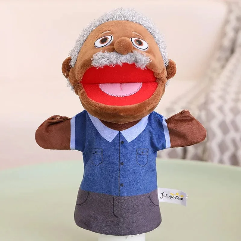 28-33 cm Kinder-Plüsch-Finger- und Handpuppe Beliebte Aktivität Junge Mädchen Rollenspiel Gutenachtgeschichte Requisiten Familienrollenspiel Spielzeug Puppe
