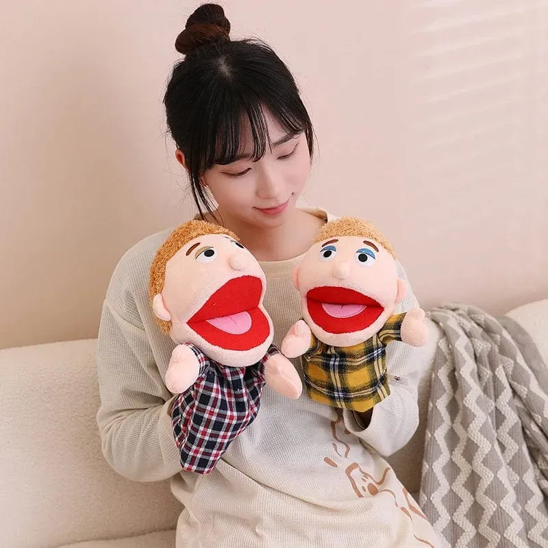28-33 cm Kinder-Plüsch-Finger- und Handpuppe Beliebte Aktivität Junge Mädchen Rollenspiel Gutenachtgeschichte Requisiten Familienrollenspiel Spielzeug Puppe