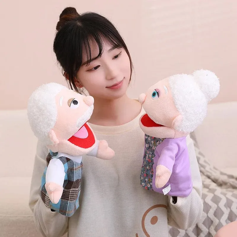 28-33 cm Kinder-Plüsch-Finger- und Handpuppe Beliebte Aktivität Junge Mädchen Rollenspiel Gutenachtgeschichte Requisiten Familienrollenspiel Spielzeug Puppe