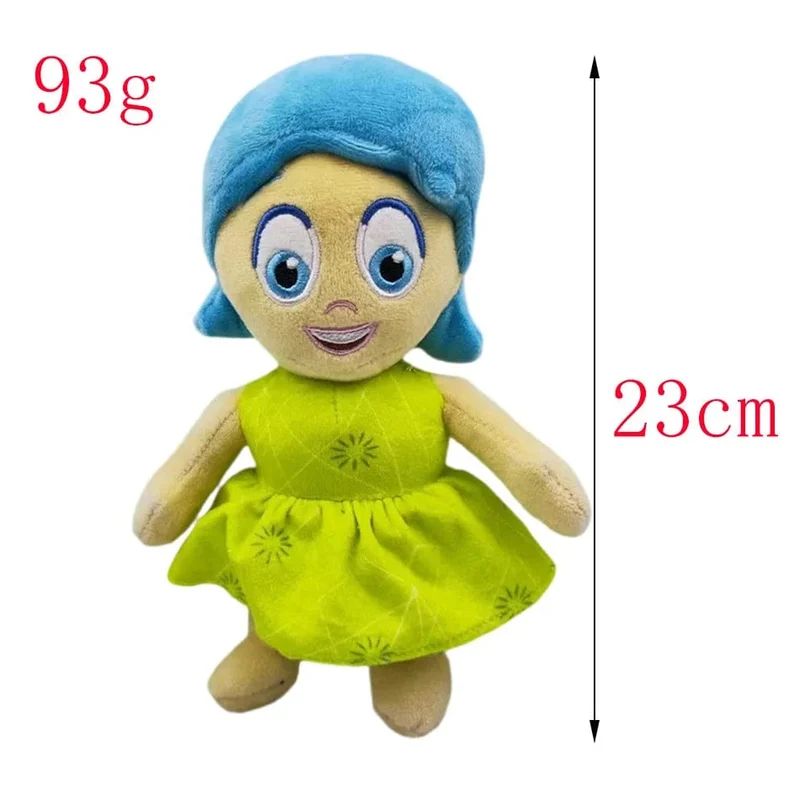 20-25Cm Disney Film Inside Out Freude Traurigkeit Wut Ekel Angst Riley Plüschtier Weiche Angefüllte Puppe Geschenke für Kinder